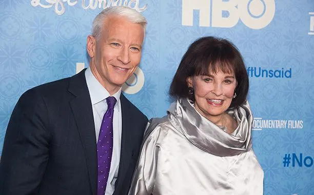 Anderson Cooper with his mother